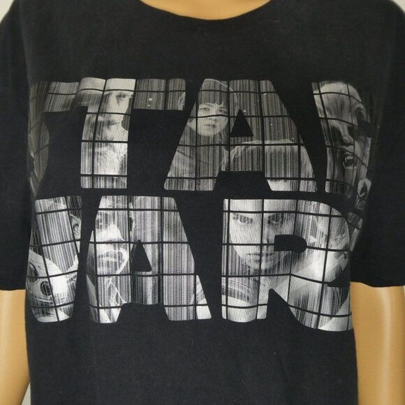 Star Wars Character Spell Out Graphic T Shirt NWT - Picture 1 of 8